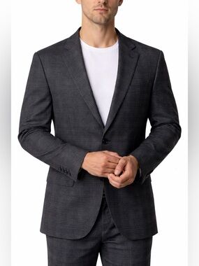 Piattelli for Barneys New York Zignone Italian Wool Blazer Size IT 50 US 40R